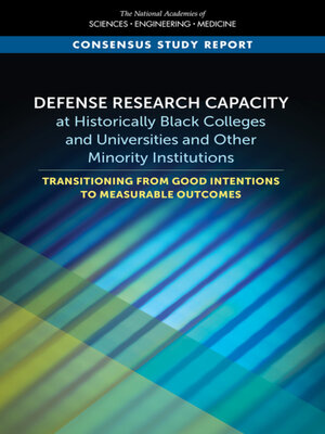 cover image of Defense Research Capacity at Historically Black Colleges and Universities and Other Minority Institutions